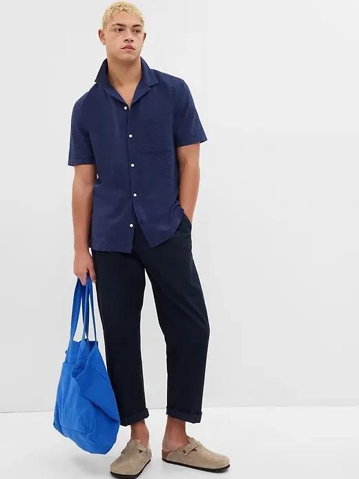 Seersucker Vacay Shirt