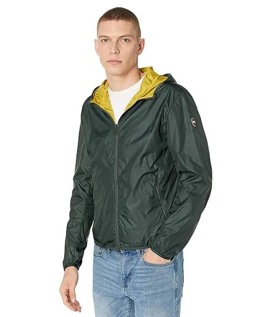 Semi-Gloss Reversible Hooded Jacket