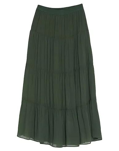SEMICOUTURE | Emerald green Women‘s Maxi Skirts