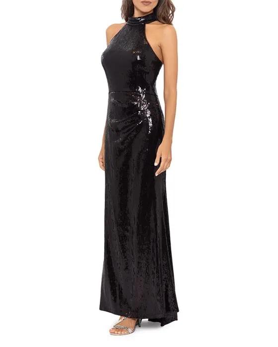 Sequin T-Back Gown - 100% Exclusive