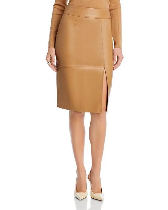 Setora Leather Pencil Skirt