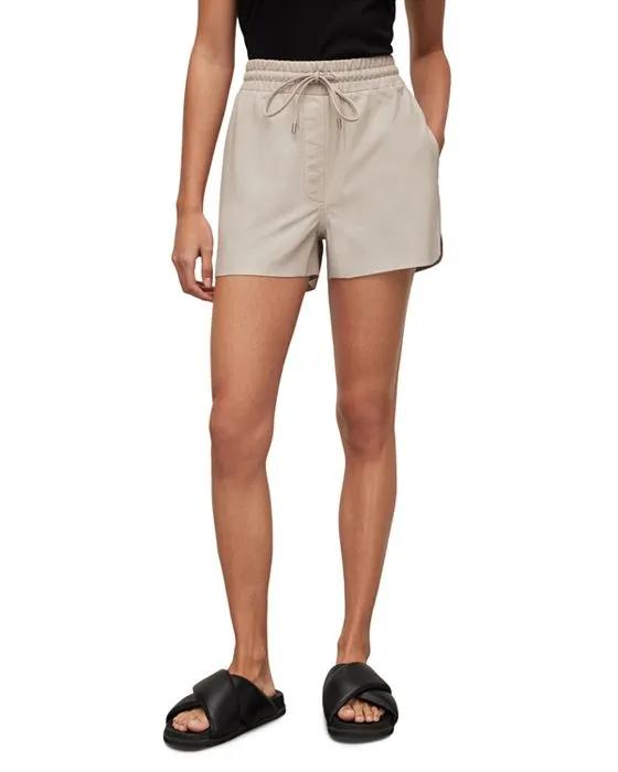 Shana Leather Shorts