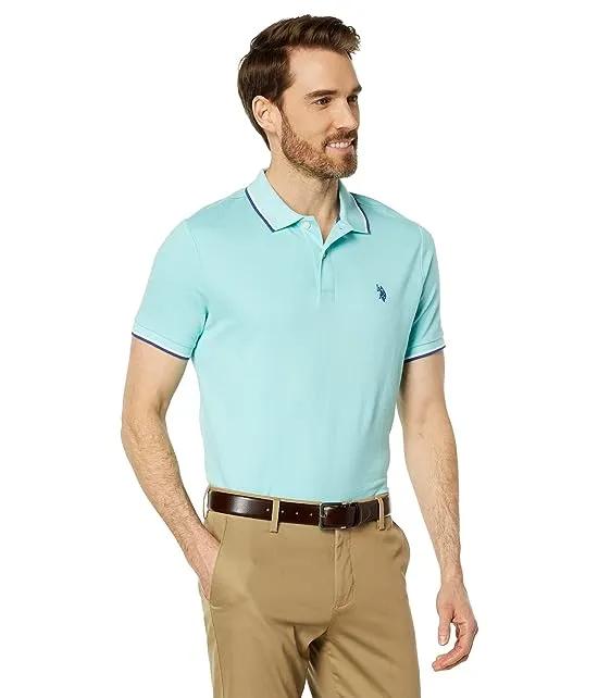 Short Sleeve Ottoman Knit Polo
