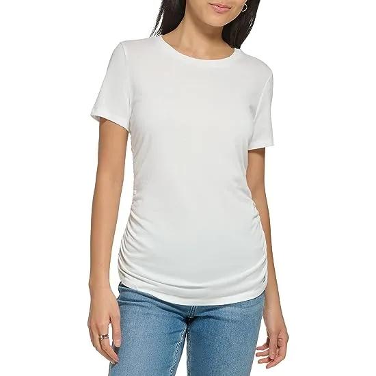 Short Sleeve Ruched Side Tee