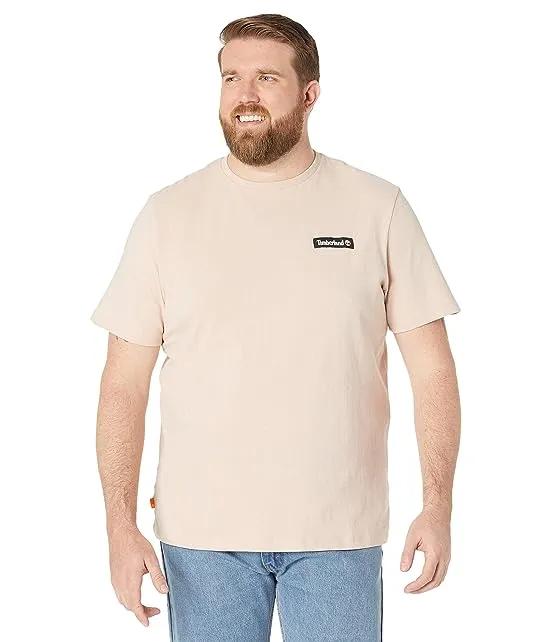 Short Sleeve Woven Badge Tee