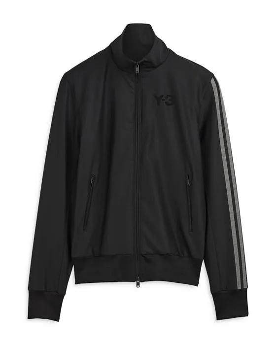 Side Stripe Zip Front Track Jacket