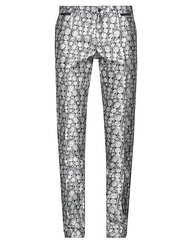 Silver Brocade Casual pants