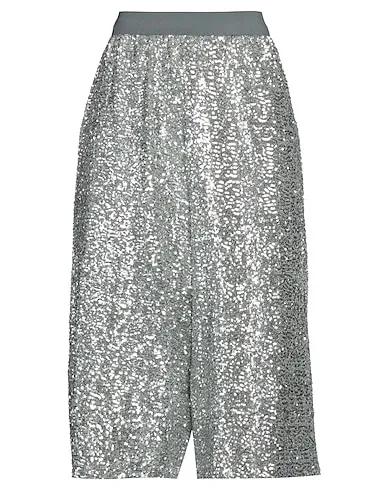 Silver Jersey Cropped pants & culottes
