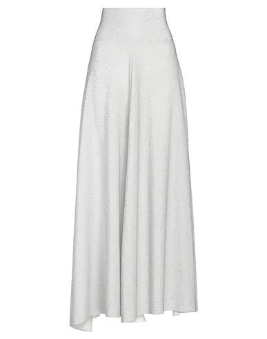 Silver Jersey Maxi Skirts