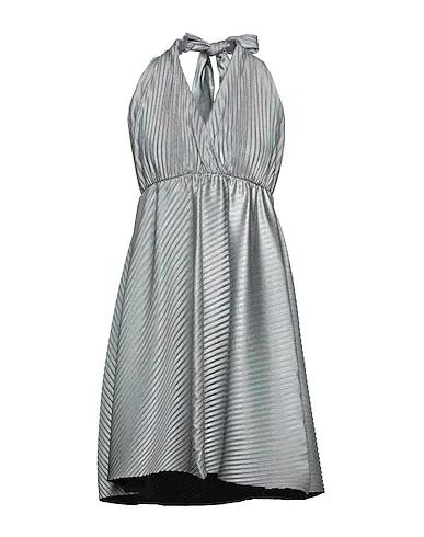 Silver Jersey Short dress