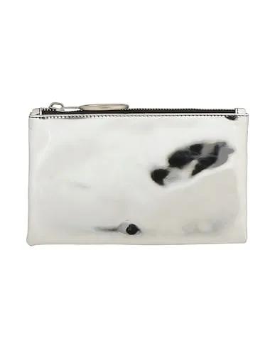 Silver Leather Handbag