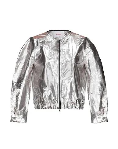 Silver Plain weave Jacket