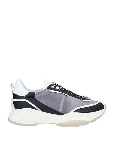 Silver Satin Sneakers