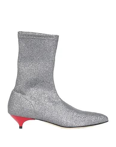 Silver Synthetic fabric Ankle boot GIA ANKLE BOOT
