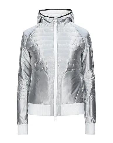 Silver Techno fabric Shell  jacket