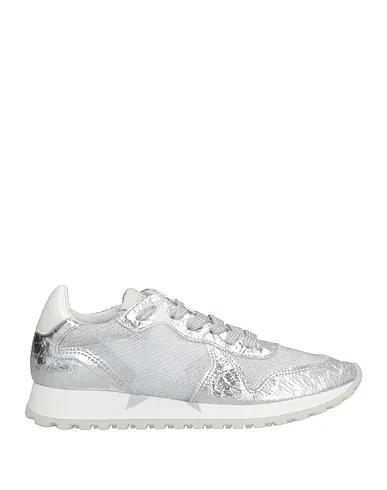 Silver Techno fabric Sneakers