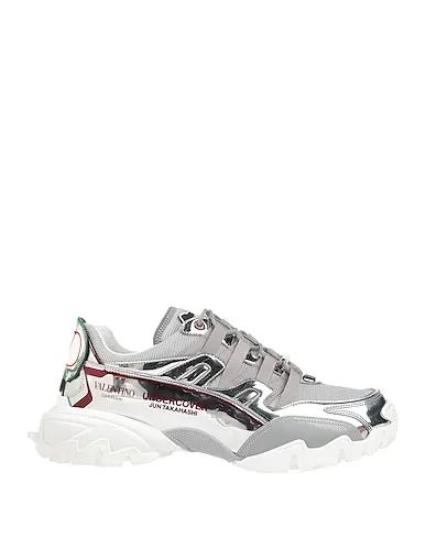 Silver Techno fabric Sneakers