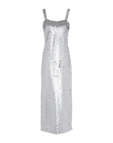 Silver Tulle Long dress