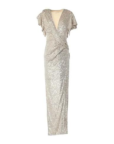 Silver Tulle Long dress