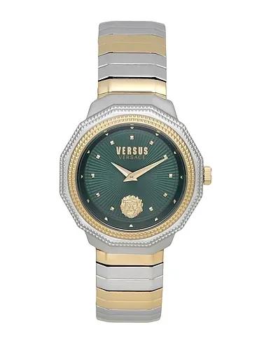 Silver Wrist watch PARADISE COVE 2T SS IP YELLOW GOLD GREEN DIAL 2T SS IPYG BRA