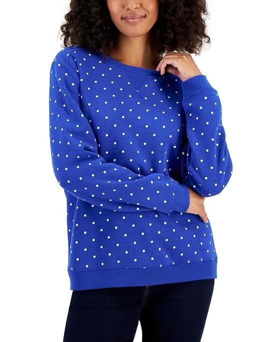 Simple Dot Sweatshirt, Created for Macy's