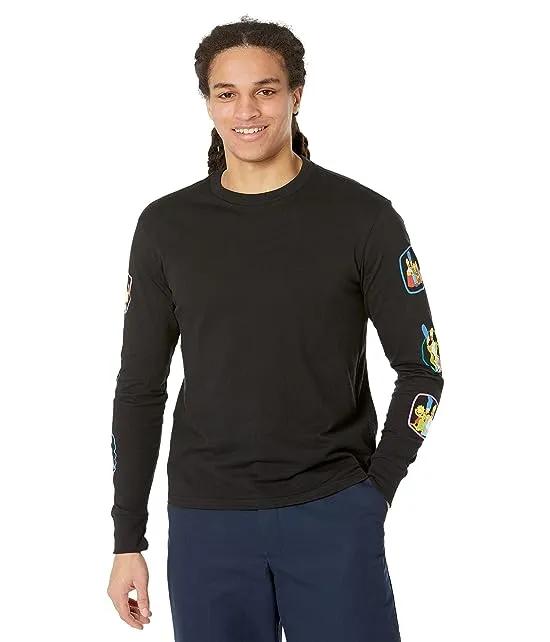 Simpsons Family Stacked Long Sleeve Tee