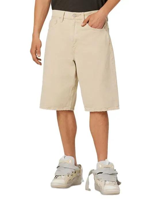 Skate Shorts in Boneless White