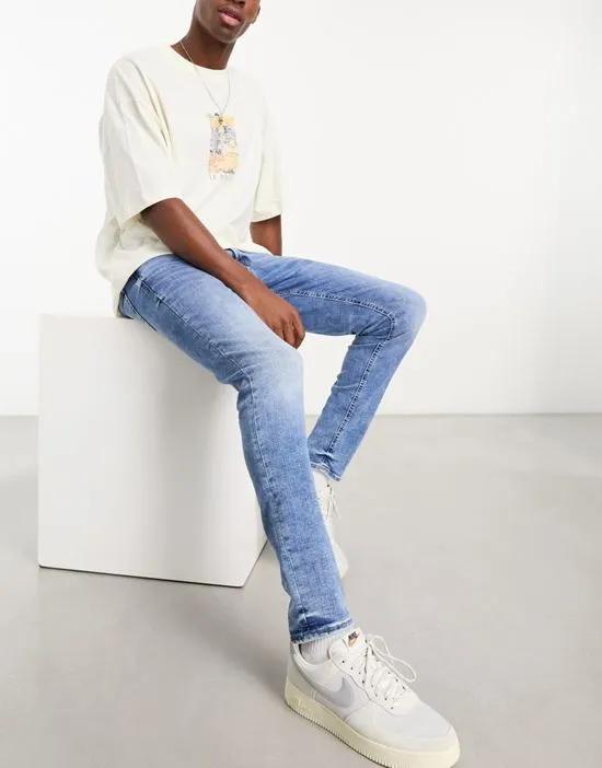 skinny fit jeans in medium blue