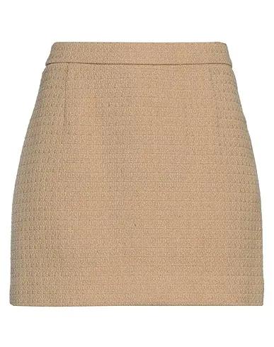 Khaki Tweed Mini skirt