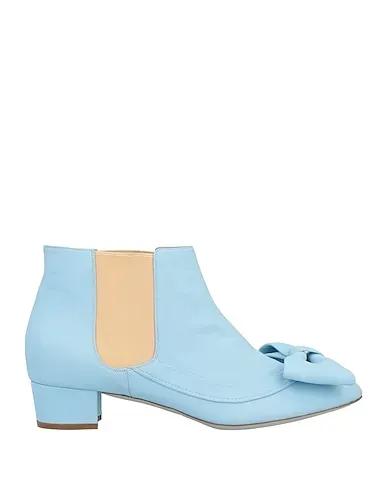 Sky blue Ankle boot