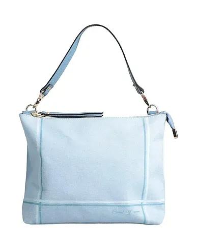 Sky blue Canvas Handbag