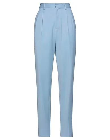 Sky blue Cool wool Casual pants