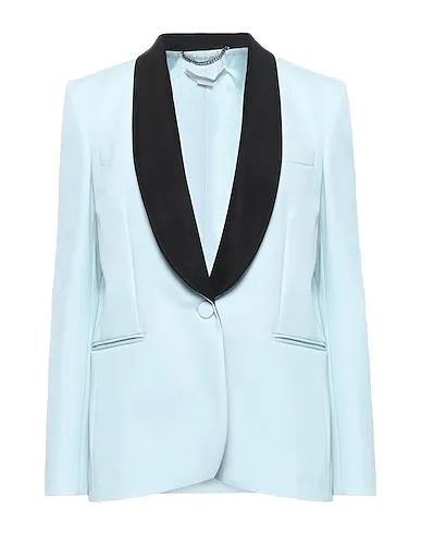 Sky blue Cotton twill Blazer