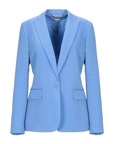 Sky blue Cotton twill Blazer