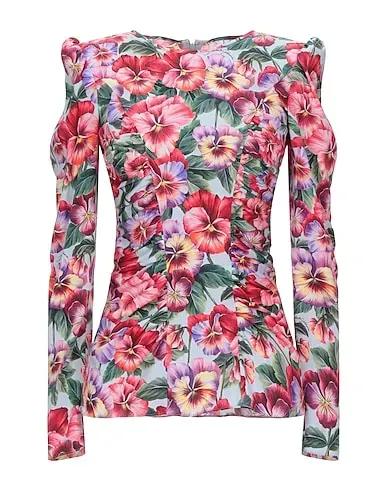 Sky blue Crêpe Blouse