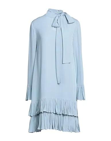 Sky blue Crêpe Midi dress