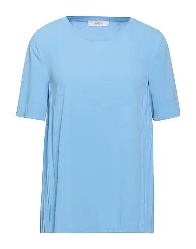Sky blue Crêpe T-shirt