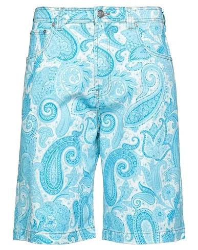 Sky blue Denim Denim shorts