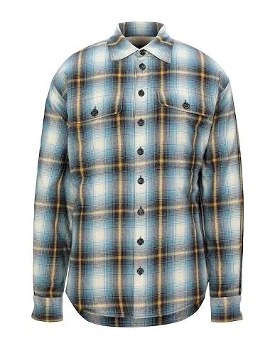Sky blue Flannel Checked shirt