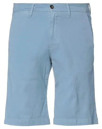 Sky blue Gabardine Shorts & Bermuda