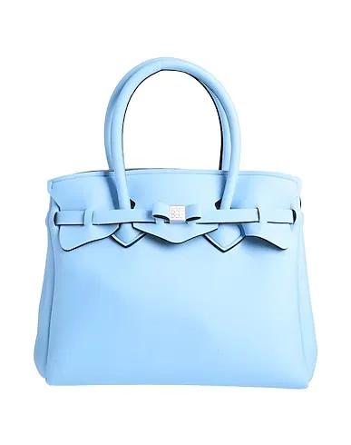 Sky blue Handbag