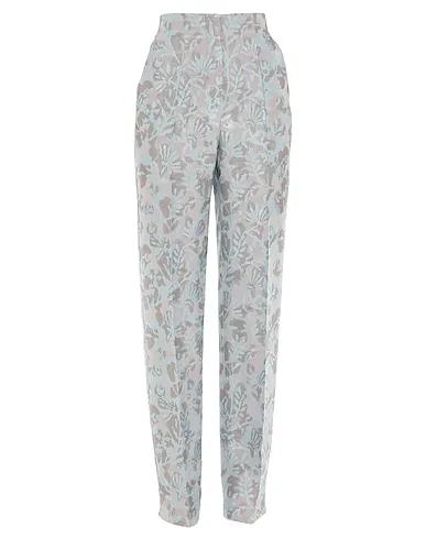 Sky blue Jacquard Casual pants