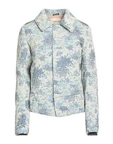 Sky blue Jacquard Jacket