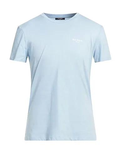Sky blue Jersey Basic T-shirt