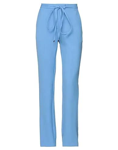 Sky blue Jersey Casual pants