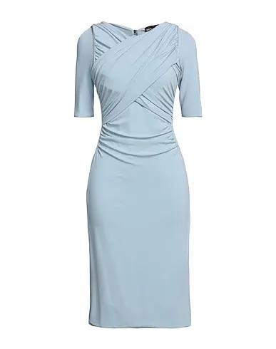 Sky blue Jersey Midi dress