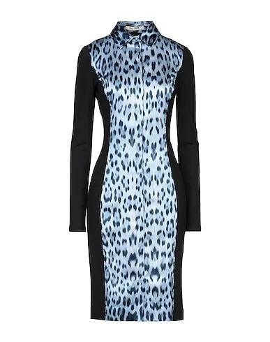 Sky blue Jersey Midi dress