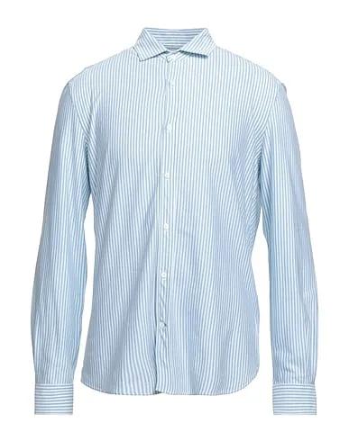 Sky blue Jersey Striped shirt