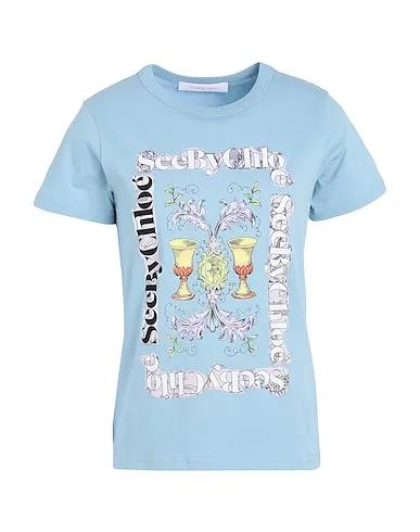 Sky blue Jersey T-shirt