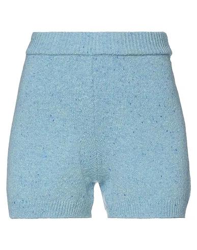 Sky blue Knitted Shorts & Bermuda